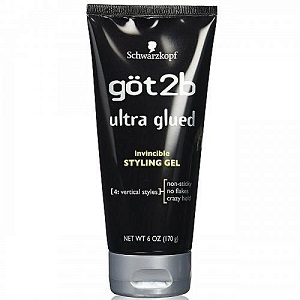Got2B Ultra Glued Styling Gel 6oz - Black